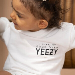 Eggs Over Yeezy Onesie