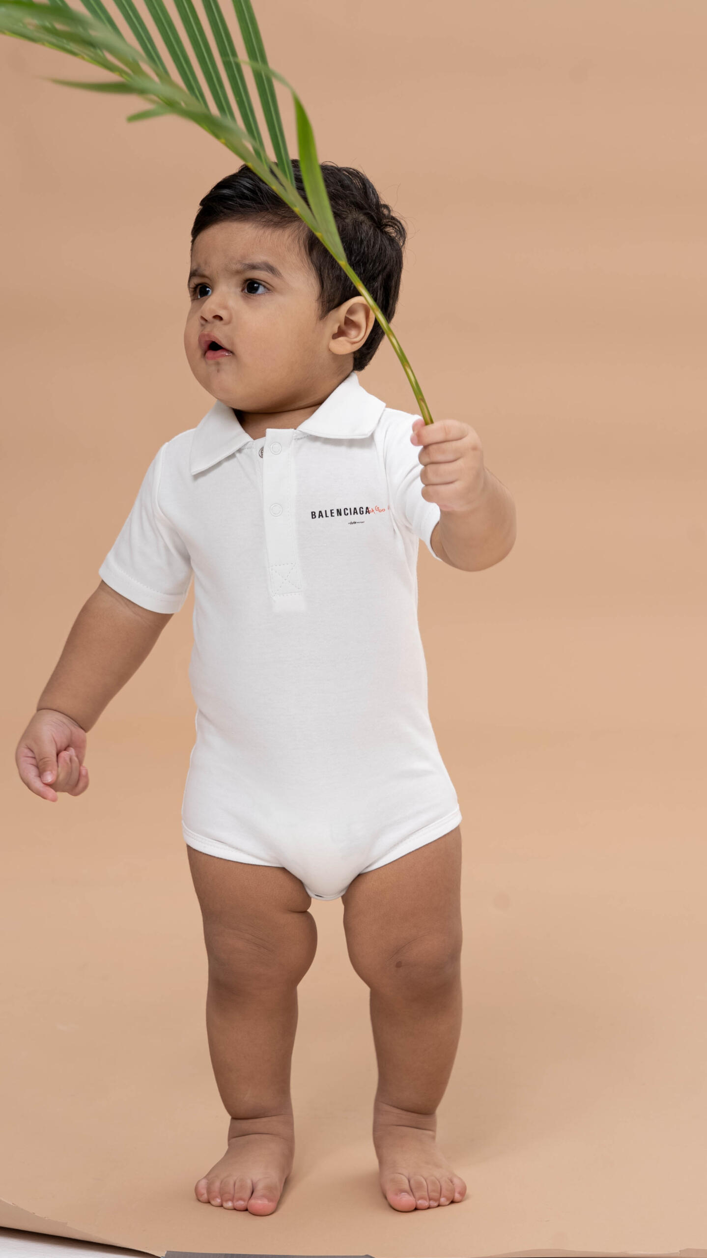 BalenciagaGa Goo Goo Polo Onesie - Image 6