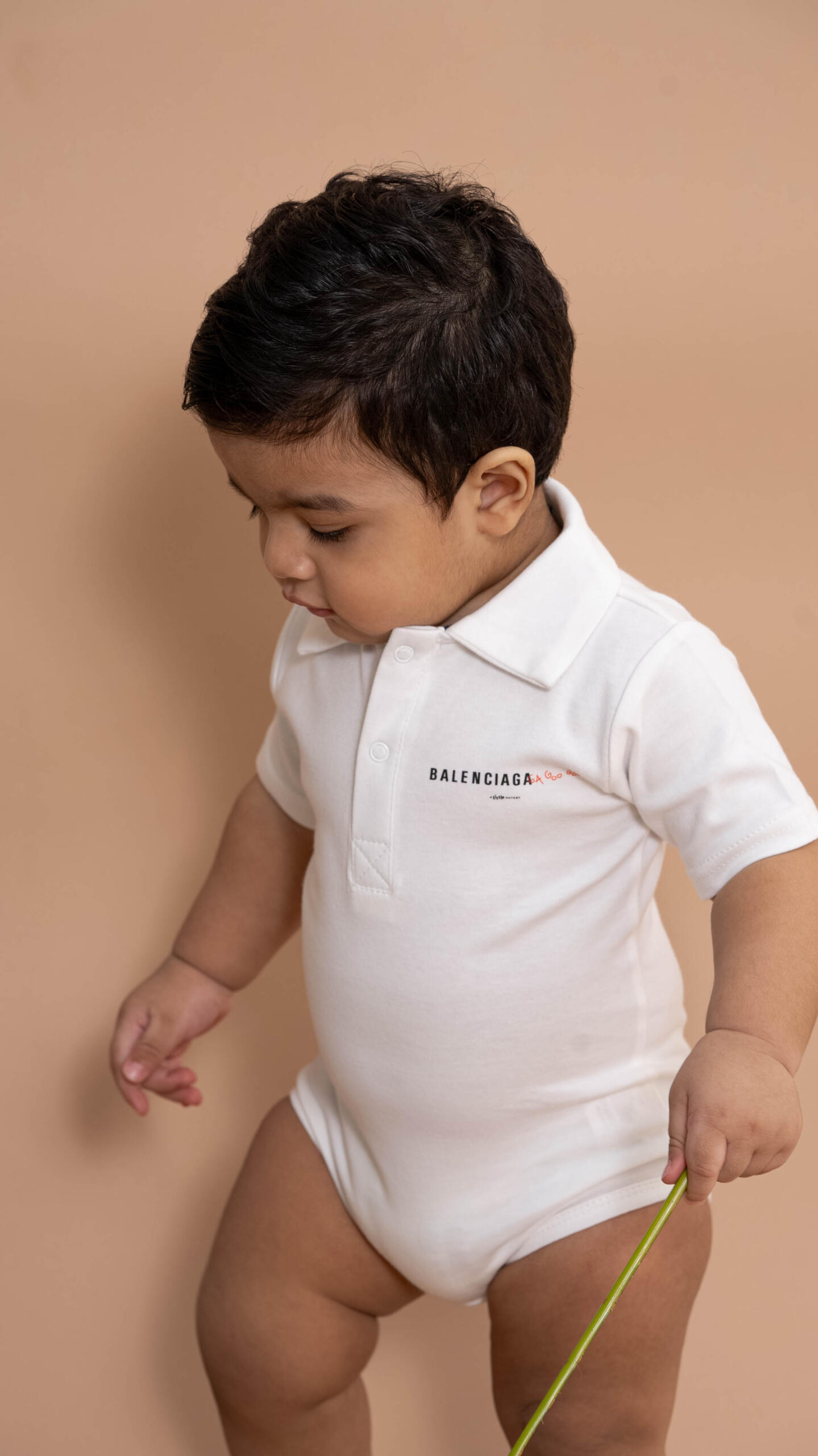 BalenciagaGa Goo Goo Polo Onesie - Image 4